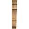 Ekena Millwork Balboa Traditional Rough Sawn Bracket, Western Red Cedar, 6"W x 22"D x 34"H BKT06X22X34BOA01RWR - alternate 2